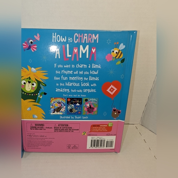How to Charm a Llama" by Rosie Greening Sequins Board Book Bundle Set of 2 New - Picture 4 of 7